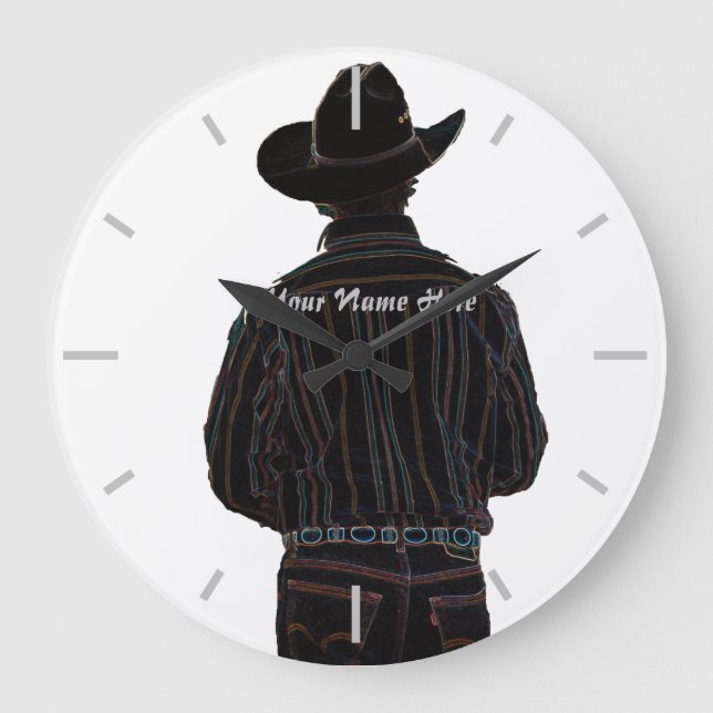 Reloj Redondo Grande Vaquero (Anverso)
