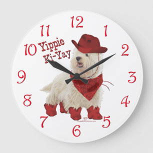 Reloj Redondo Grande Vaquero de Botas