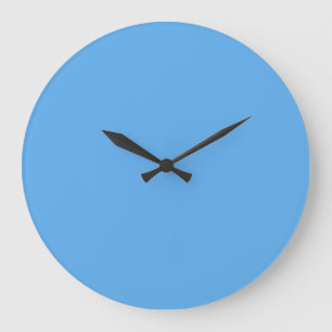 Reloj Redondo Grande Vaqueros azules (color sólido)