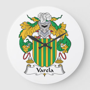 Reloj Redondo Grande Varela Family Crest