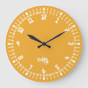 Reloj Redondo Grande Variación TILDE de BLOQUEO numero 125 S3 manzana