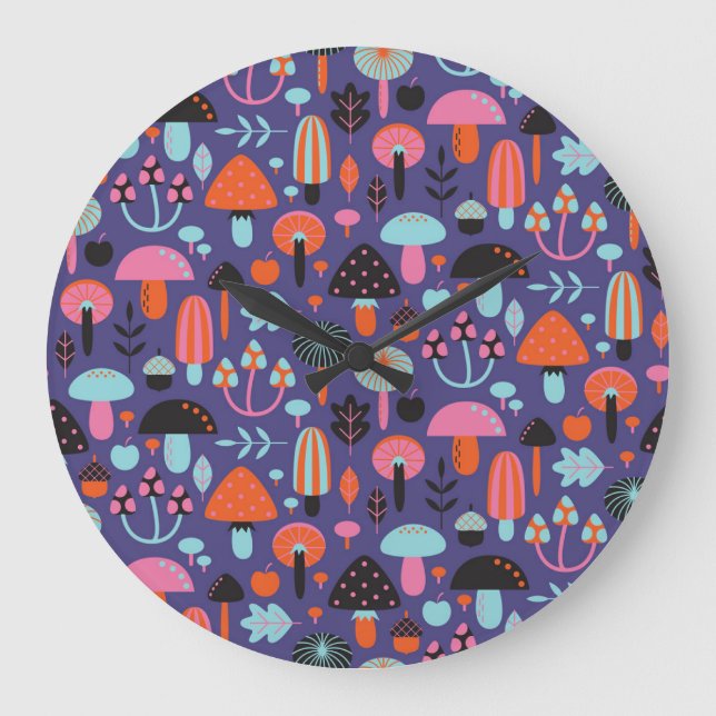 Reloj Redondo Grande Variedad champiñón: Ilustracion de época (Anverso)