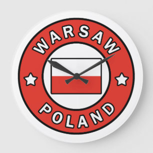 Reloj Redondo Grande Varsovia Polonia