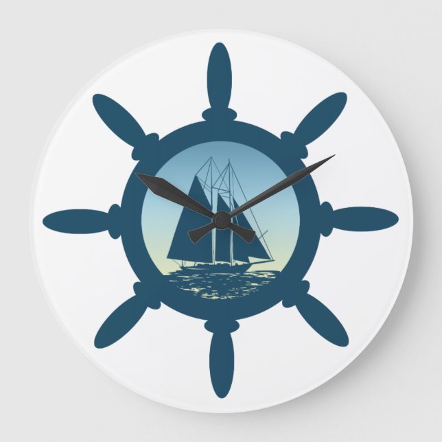 Reloj Redondo Grande Vela (Anverso)