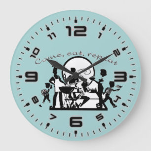 Reloj Redondo Grande Ven, come, repite