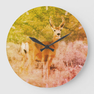 Reloj Redondo Grande Venado