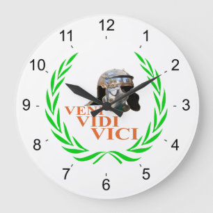 Reloj Redondo Grande Veni Vidi Vici
