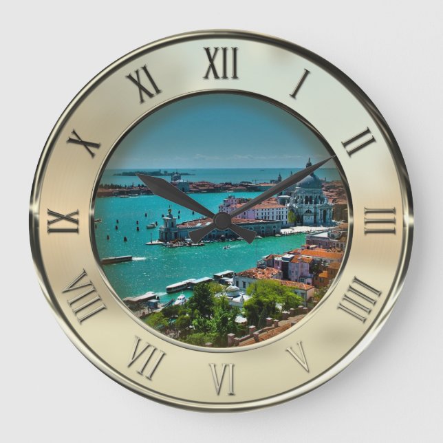 Reloj Redondo Grande Venice, Italy - Aerial View (Anverso)