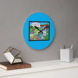 Reloj Redondo Grande Venta de bienes raíces de caracoles Regalos divert