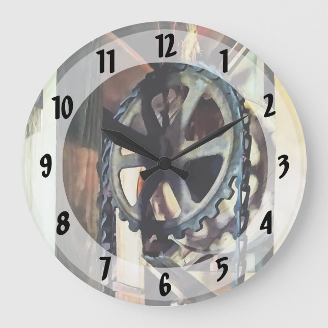 Reloj Redondo Grande Ventaja mecánica (Anverso)