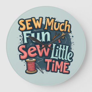 Reloj Redondo Grande Ver arte retro muy divertido