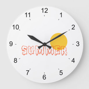 Reloj Redondo Grande Verano