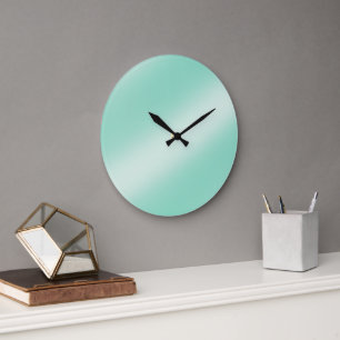 Reloj Redondo Grande Verde pastel 