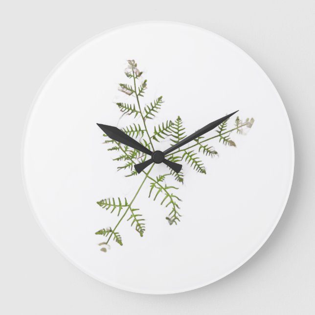 Reloj Redondo Grande verde primavera (Anverso)