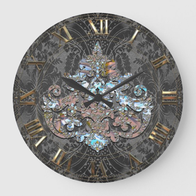 Reloj Redondo Grande Veyla Joy Gótico elegante (Anverso)