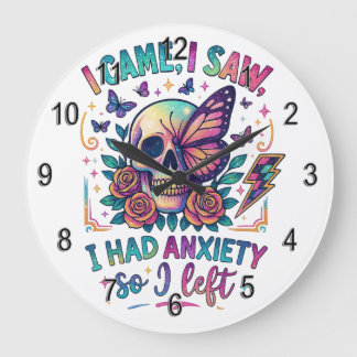 Reloj Redondo Grande Vi Que Tenía Ansiedad...