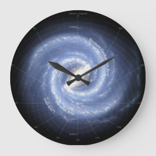 RELOJ REDONDO GRANDE "VÍA LÁCTEA "