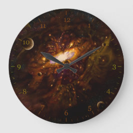 Reloj Redondo Grande Vía láctea