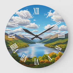 Reloj Redondo Grande Viaje a Loch Lomond Escocia