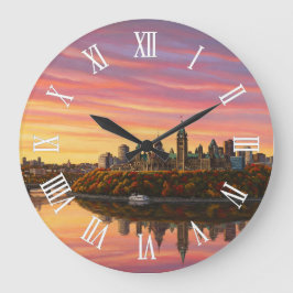 Reloj Redondo Grande Viaje a Ottawa Canadá