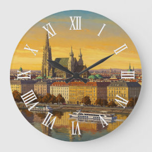 Reloj Redondo Grande Viaje a Viena Austria