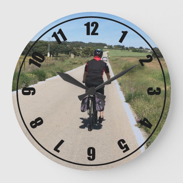 Reloj Redondo Grande Viaje Biking (Anverso)