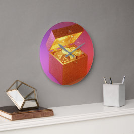 Reloj Redondo Grande Viaje de Riqueza