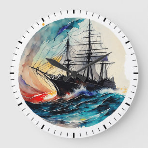 Reloj Redondo Grande Viaje de tormenta