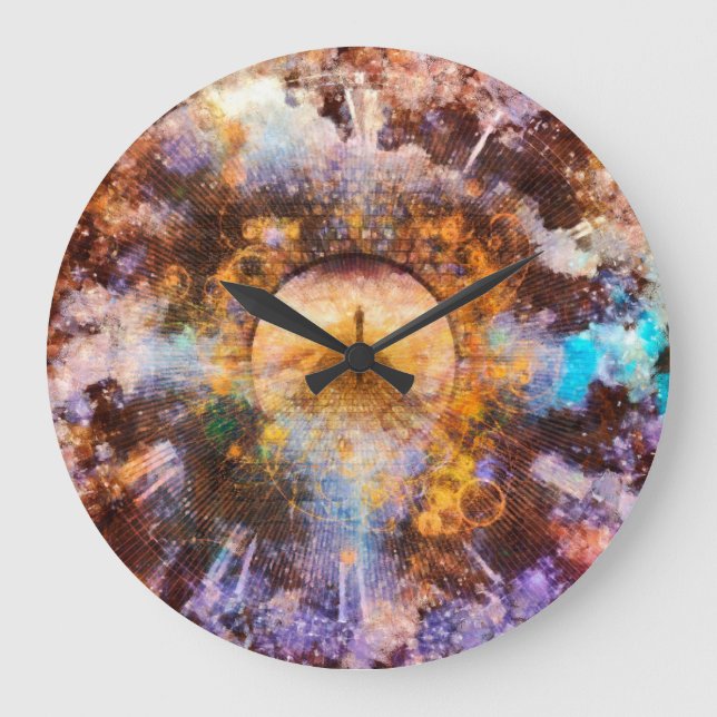 Reloj Redondo Grande Viaje del tiempo (Anverso)