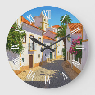 Reloj Redondo Grande Viaje en Algarve de Faro Portugal