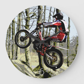 Reloj Redondo Grande Viajero de pruebas de moto