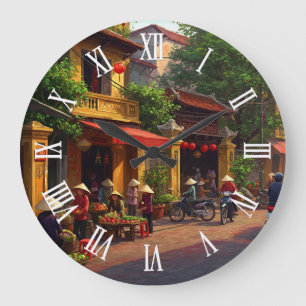 Reloj Redondo Grande Viajes a Hanoi Vietnam