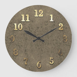 Reloj Redondo Grande Vibe de temporada de vacaciones personalizada