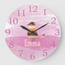 Reloj Redondo Grande Vibe de vacaciones de oro