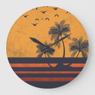 Reloj Redondo Grande Vibes de verano