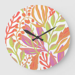 Reloj Redondo Grande Vibrant color print