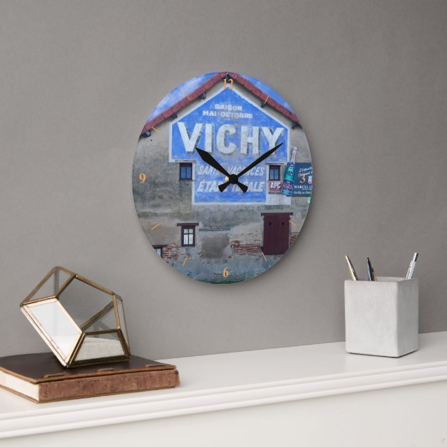 Reloj Redondo Grande Vichy, en Francia. (Oficina)