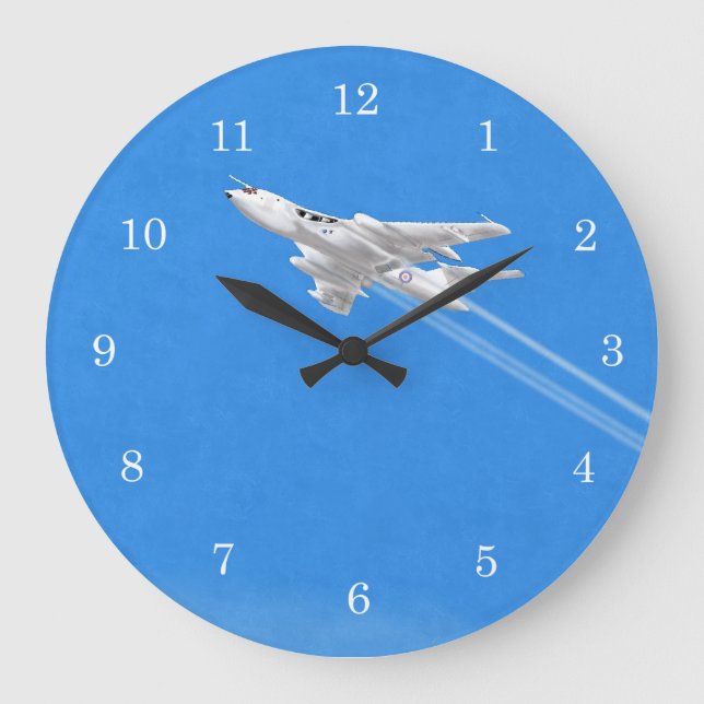 Reloj Redondo Grande Victor Bomber Anti Flash White (Anverso)