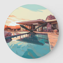 RELOJ REDONDO GRANDE VIDA DESIERTA #3