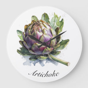Reloj Redondo Grande Vida herbal: personalizable de Artichoke