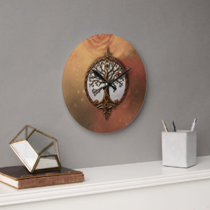 Reloj Redondo Grande Vida Mística del Árbol