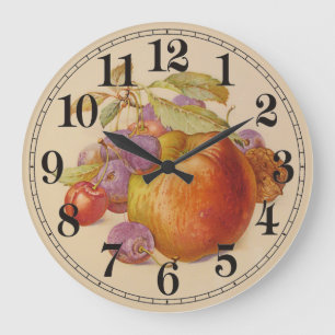 Reloj Redondo Grande Vida útil de frutas