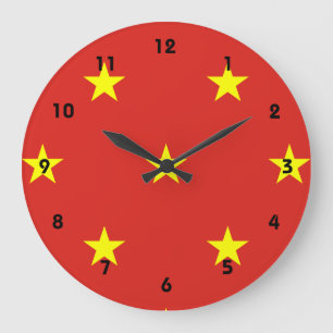Reloj Redondo Grande vietnam flag