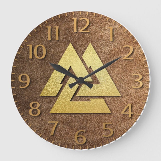 Reloj Redondo Grande Viking Warrior (Anverso)