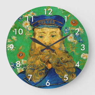 Reloj Redondo Grande Vincent Van Gogh - El cartero Joseph Roulin