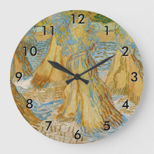 Reloj Redondo Grande Vincent van Gogh - Gavillas de Trigo
