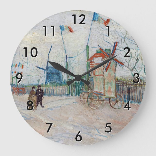 Reloj Redondo Grande Vincent van Gogh - Impasse des Deux Freres (Anverso)