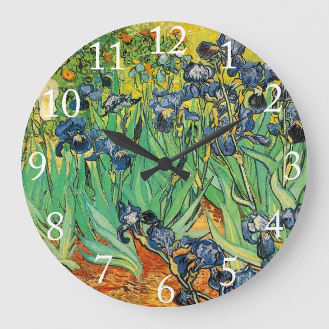 Reloj Redondo Grande Vincent van Gogh, irlandeses (Anverso)
