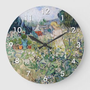 Reloj Redondo Grande Vincent van Gogh - La señorita Gachet en su jardín