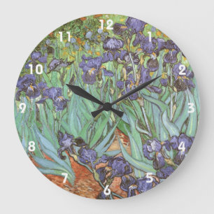 Reloj Redondo Grande Vincent van Gogh - Lirios
